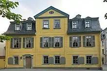 Schillers Wohnhaus in Weimar aus dem Jahre 1777