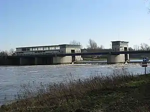 Wasserkraftwerk Schlüsselburg, seit 1956 in Betrieb