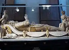 Kenotaph im Schleswiger Dom, Detail Friedrich I.