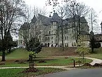 Schloss Cumberland (Nordseite) mit Englischem Garten