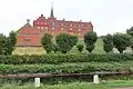 Die Zugangsseite von Schloss Tranekær