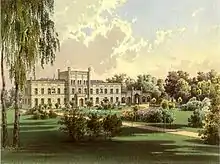 Schloss Krüden um 1860