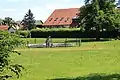 Neptunbrunnen im alten Barockgarten