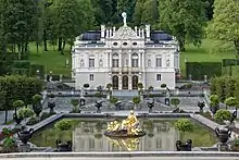 Schloss Linderhof im Graswangtal, 1870–1874