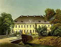 Schloss Rühstädt um 1860