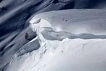 Schneewechte auf dem Simplonpass