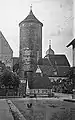 Oberes Stadttor mit Schochenturm und Steinhaus. Foto 1926