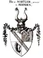 Wappen der Schüler genannt von Sehnden