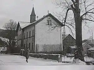 Alte Schule in Kraftsolms 1952