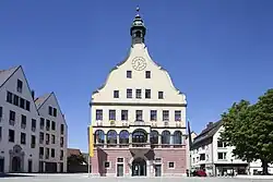 Schwörhaus in Ulm. Sitz des Hauses der Stadtgeschichte – Stadtarchiv Ulm