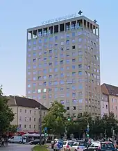 Schwesternhochhaus des Rotkreuzklinikums