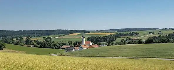 Schwindkirchen, Ansicht von Nord