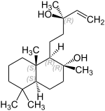 Strukturformel von Sclareol