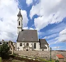 Pfarrkirche zum Heiligen Andreas, erbaut 1290, 1849/53 neugotisiert