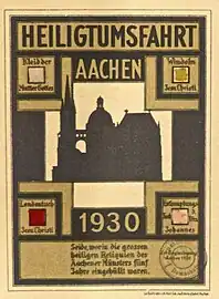 Seidenkarte aus dem Jahr 1930