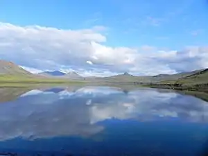 Der Seljafjörður, der vordere Teil des Hraunsfjörðurs