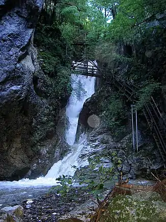 Kesselfall von unten