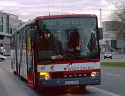 Setra SG 321 UL als Weser-Ems-Bus im VBN-Bedienungs­gebiet