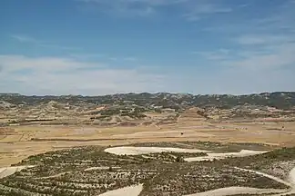 Sierra de Alcubierre von Leciñena aus