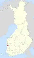 Lage von Siikainen in Finnland