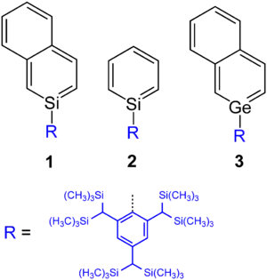 Stabile Silabenzol-Derivate + ein stabiles Germabenzol