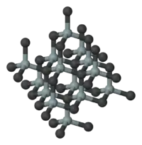 Strukturformel von Siliciumcarbid