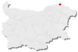 Karte von Bulgarien, Position von Silistra hervorgehoben