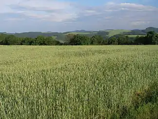 Das Bergland bei Klenov