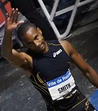 Tyrone SmithRang siebzehn mit 7,72 m