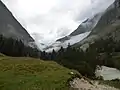 Die Berge sind immer zu sehen