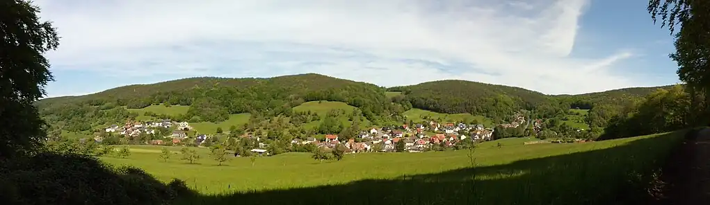 Panoramabild vom östlichen Ortsteil