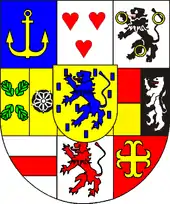 Wappen des Fürstenhauses Solms-Hohensolms-Lich