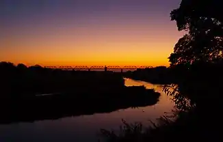 Sonnenaufgang im Camp Skukuza