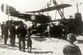 Sopwith Baby N2103 nach der Überführung nach Talcahuano in Chile