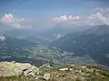 Sotgôt und Lenzerheide, aufgenommen vom Piz Arlos