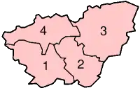 Metropolitan Boroughs in South Yorkshire