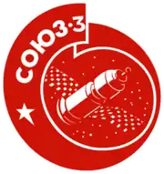 Emblem der Sojus-3-Mission