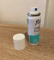 Sprühpflaster, Sprühverband, Sprühdose, Pflasterspray