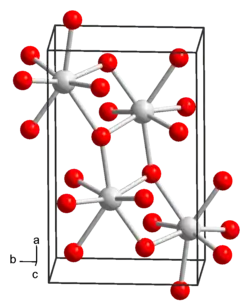 Kristallstruktur von Strontiumhydroxid