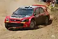 Mitsubishi Lancer WRC05 bei der Akropolis Rallye 2005