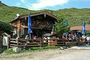 Die Stöfflhütte auf der Walleralm