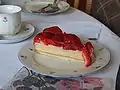 Erdbeertorte auf der Kaffeetafel