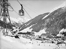 Stütze I der Galzigbahn in St. Anton am Arlberg, 1937 errichtet.