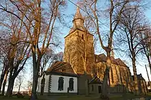 Außenansicht der Kirche St. Johannes Baptist in Rüthen