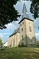 Außenansicht der Kirche St. Michael in Berge