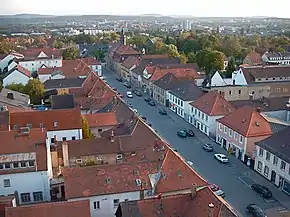 Das Gravenreuther Stift am Ende des Straßenzuges