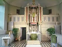 Kanzelaltar der ev. Kirche St. Antonius, Sibbesse, OT Petze