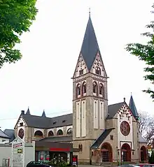 Kirche St. Christophorus von der Brunnenstraße