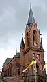 Josefskirche nach Brand und Restaurierung