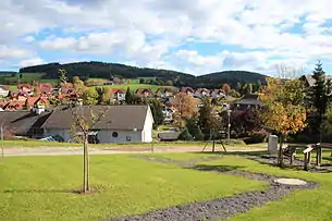 Blick auf St. Jakob im Walde